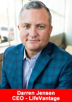 LifeVantage CEO Darren Jensen Awarded With The Business For Home Turn Around Award 2018