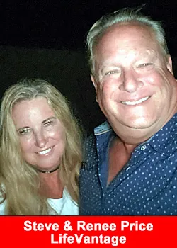 Steve e Renee Price avanzano al grado Elite Pro 7 con LifeVantage