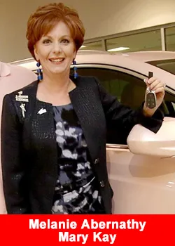 Melanie Abernathy Earns 4th Pink Cadillac At Mary Kay