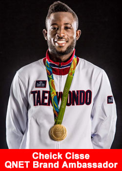 QNET Announces Sponsorship With Olympic Taekwondo Champion Cheick Cisse