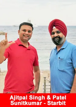 Ajitpal Singh And Patel Sunitkumar Achieve Diamond Rank At Starbit