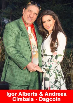 Igor Alberts & Andreea Cimbala Achieve $825,000 Per Month With Dagcoin