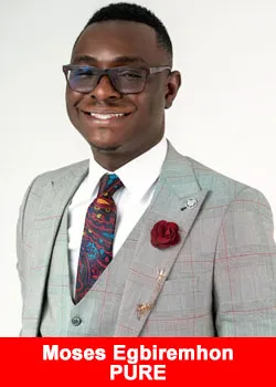 Moses Egbiremhon From Nigeria Achieves Chairman Black Diamond Rank At PURE
