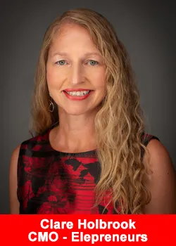 Clare Holbrook delle elepreneurs vince il premio Stevie per le donne nel mondo degli affari