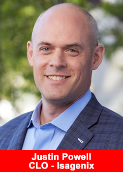 Isagenix Chief Legal Officer Justin Powell Receives Prestigious First Chair Award