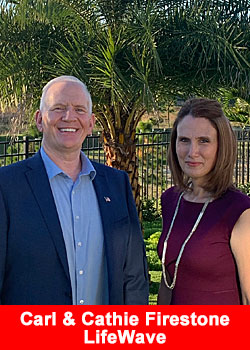 Carl And Cathie Firestone Achieve Highest Rank In LifeWave