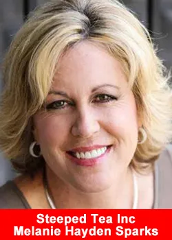 Steeped Tea, President, Melanie Hayden Sparks