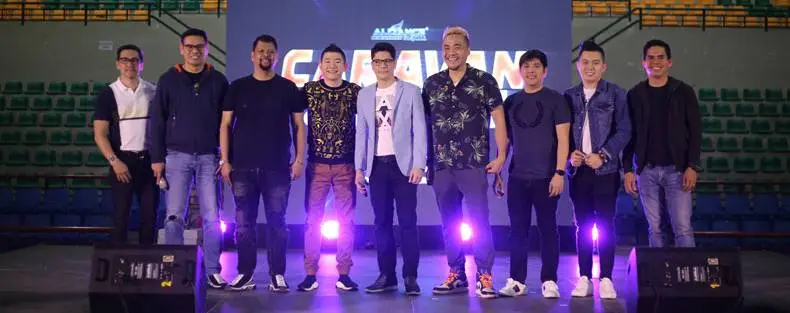 Chief Marketing Officer Mr. John Asperin and Company VPs Mr. Arnel Limpin & Engr. Jurgen Gonzales together with the top 20 leaders at one of the Laguna Sizzle & Caravan Event last March 10, 2019.