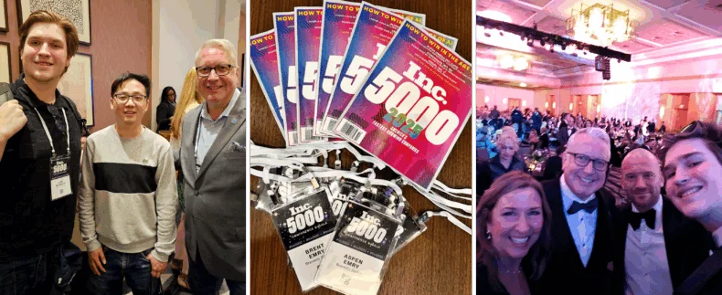 Bravenly at Inc. 5000 McGraths with Akool Founder Dr. Jeff Wu and Sean Evans Founder/Host of Hot Ones