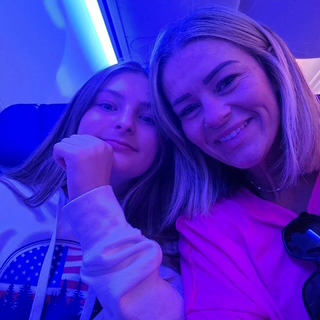 Danna Bennett with daughter