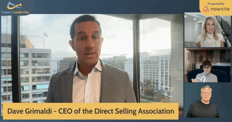 Live Interview: DSA CEO Dave Grimaldi Calls for Unified, Timely Grassroots Advocacy to Champion Direct Selling