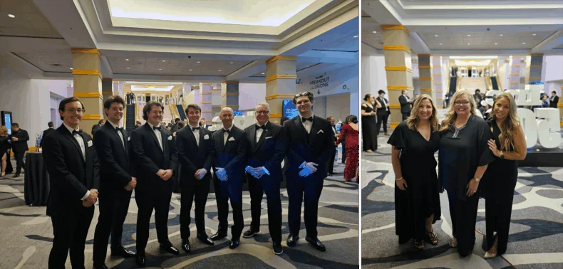 Bravenly Global's team at the 2025 Inc. 5000 Awards Gala