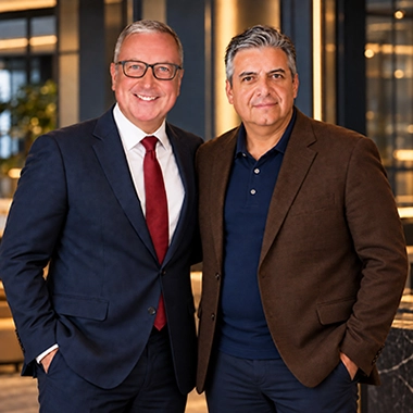 Fernando Gonzalez with Garrett McGrath