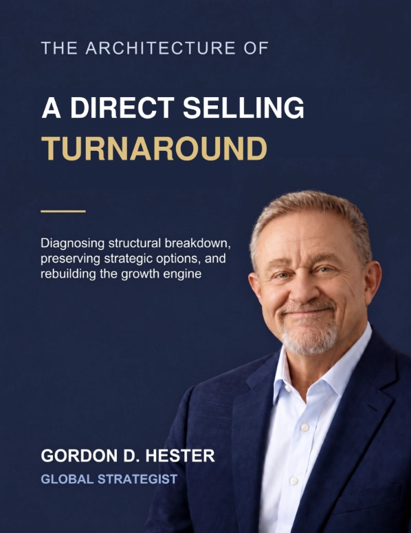 Gordon Hester's new book: The Architecture of a Direct Selling Turnaround