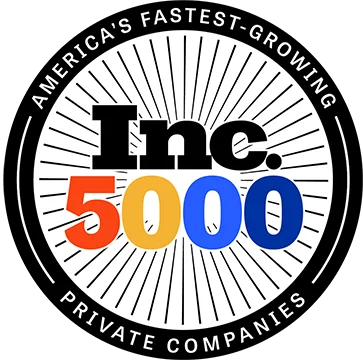 Inc. 5000 Color Medallion Logo