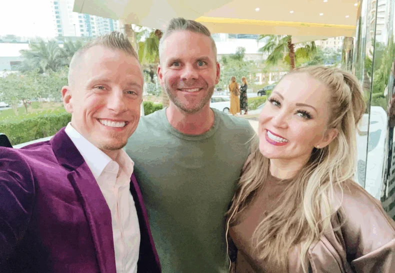 John & Nadya Melton with Rob Sperry at Leader of Leaders Mastermind