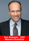 Ken Romanzi, CEO, Nature's Sunshine