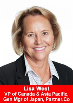 Lucy West, Vice President for Asia Pacific and Canada, and General Manager of Japan for Partner.Co