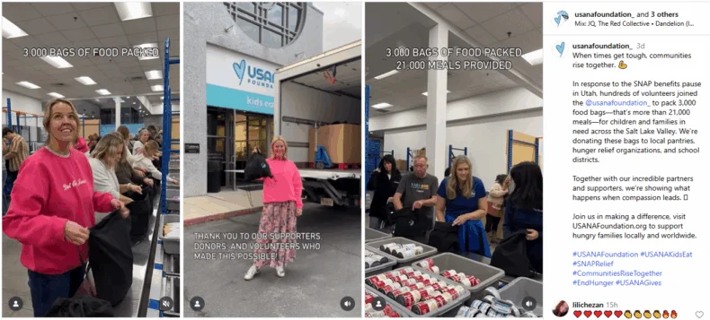 USANA Foundation packs 21,000 meals for families