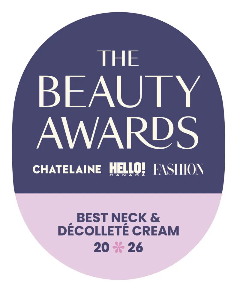The Beauty Awards Canada - Chatelaine, HELLO! Canada, FASHION: Best Neck & Decollete Cream 2026 (CelaVive, by USANA)