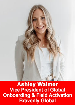 Ashley Walmer named Vice President of Global Onboarding & Field Activation for Bravenly Global