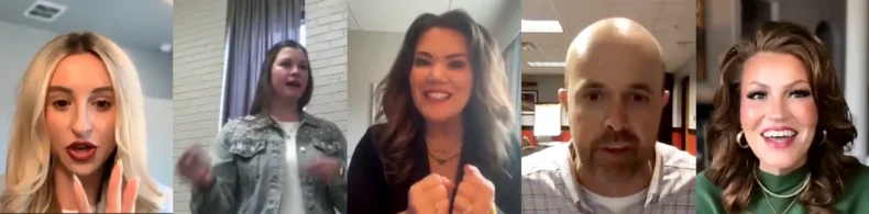 Top-level Bravenly Global Brand Partners at EVP rank and above leading trainings and sharing insights during the Vision 2026 call