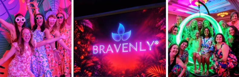 Bravenly Global Growth Summit celebration Glow & Grow Party in Orlando