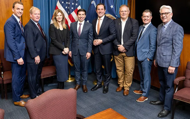 Direct Selling Association leaders meeting U.S. Deputy Secretary of Labor Keith E. Sonderling in Washington