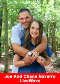 Joe and Chana Navarro smiling and embracing outdoors in a LifeWave leadership portrait