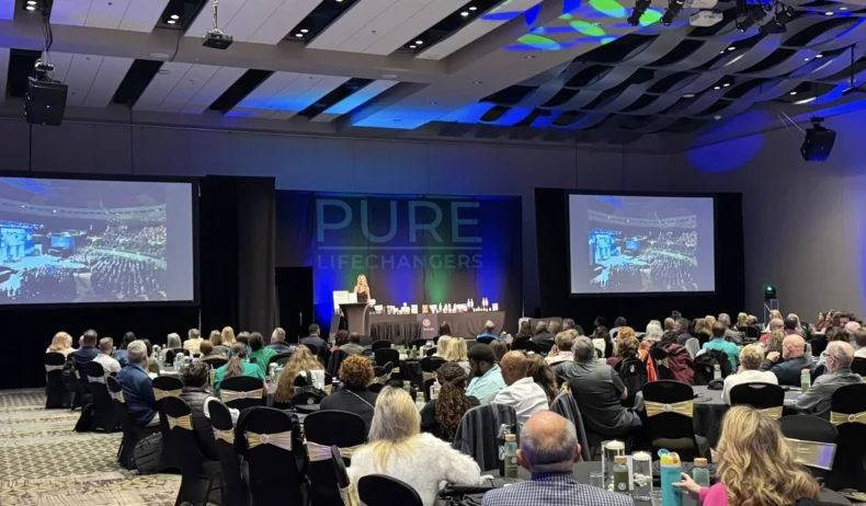 LivePURE field leaders and brand partners celebrate community and leadership during a company event 