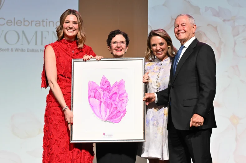Mary Kay Ash Foundation leaders recognized during a celebration marking the Foundation's impact on women's health and safety initiatives.