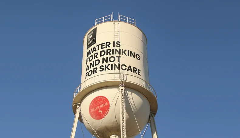 Oliveda's "Water For Africa" water tower