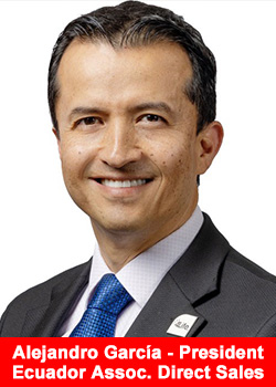Alejandro García, President of the Ecuador Association of Direct Sales and 4Life General Manager
