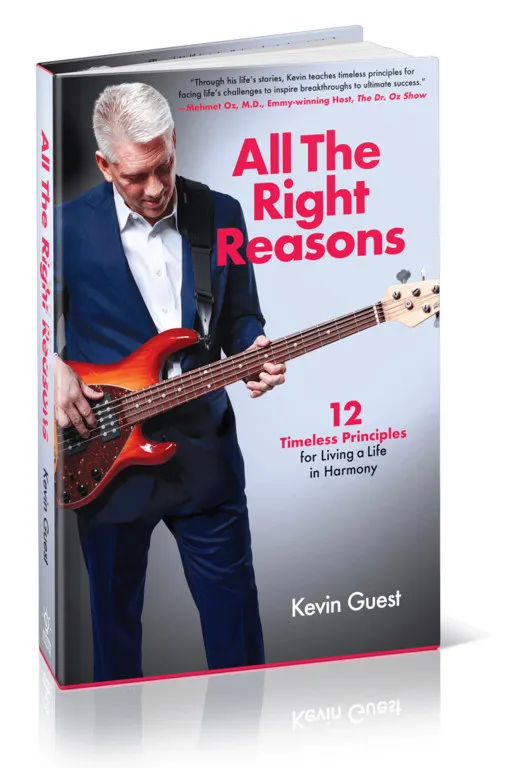 All the Right Reasons book cover by Kevin Guest, Executive Chairman and CEO of USANA Health Sciences