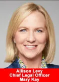 Allison Levy, Chief Legal Officer and Corporate Secretary at Mary Kay