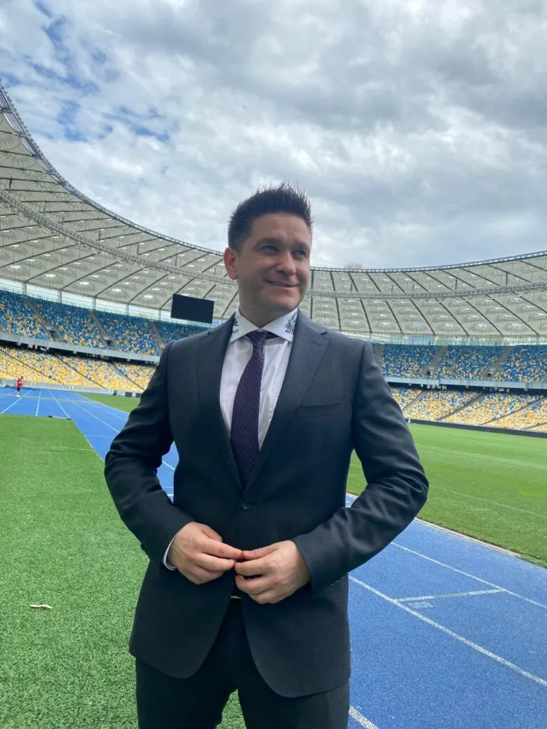 Artem Nesterenko at an international business event