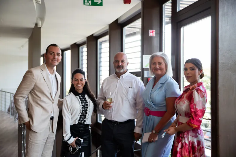 Bánkuti Gabriella with fellow leaders at a Zinzino leadership and networking event.