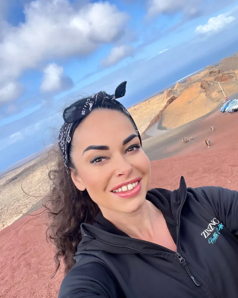 Bánkuti Gabriella smiles in a Zinzino jacket, symbolizing her leadership and health mission.