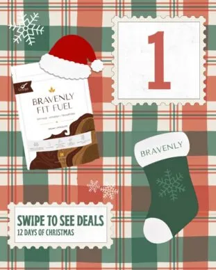 Bravenly Fit Fuel featured in the 12 Days of Christmas holiday promotion