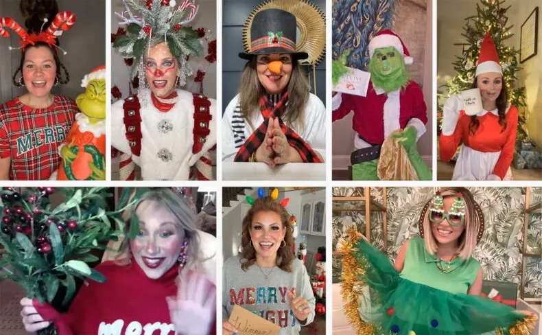 Bravenly Global leaders participating in the 12 Days of Christmas holiday campaign