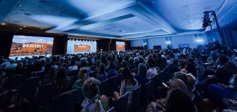 Full audience at Bravenly Global Summer Success Leadership Summit in Kansas City 2025