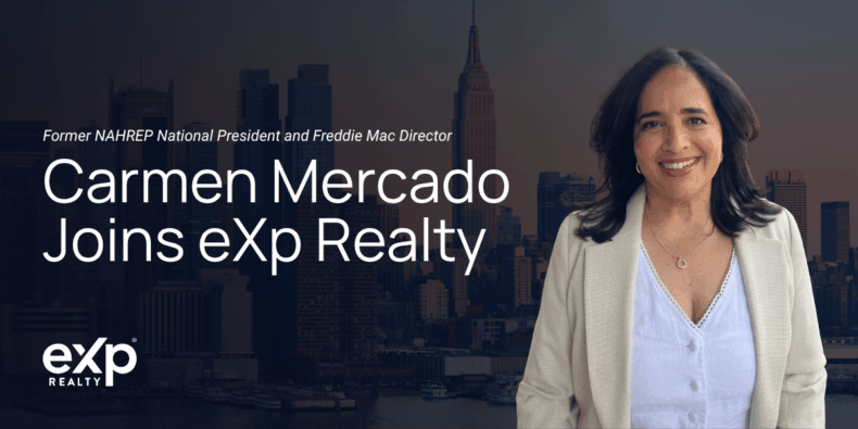 Carmen Mercado joins eXp Realty after serving as NAHREP National President and Freddie Mac executive