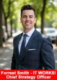 Forrest Smith, appointed Chief Strategy Officer at IT WORKS!, leading growth and innovation in wellness and lifestyle.