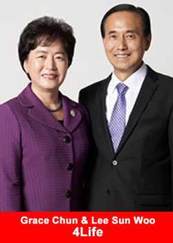 4Life, Grace Chun and Lee Sun Woo,Platinum International Diamonds