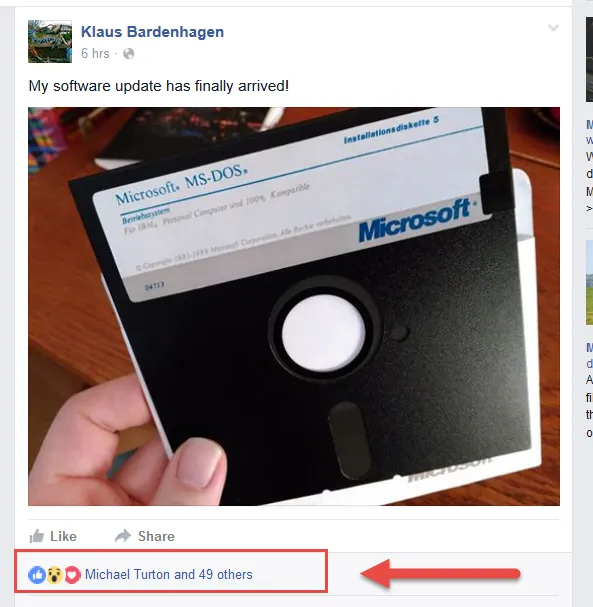 Facebook like Michael Turton - Klaus Bardenhagen