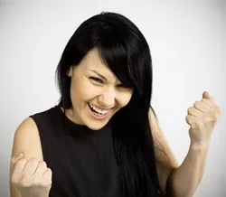 Happy Business Woman