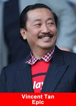 Vincent Tan, Epic
