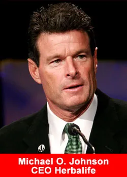 Michael Johnson, HErbalife, CEO