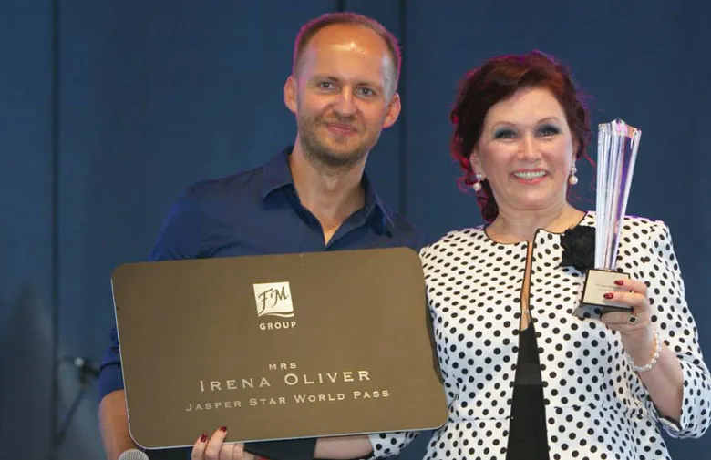 Irena Oliver and Founder Artur Trawinski