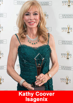 Kathy Coover, Isagenix, Stevie Award